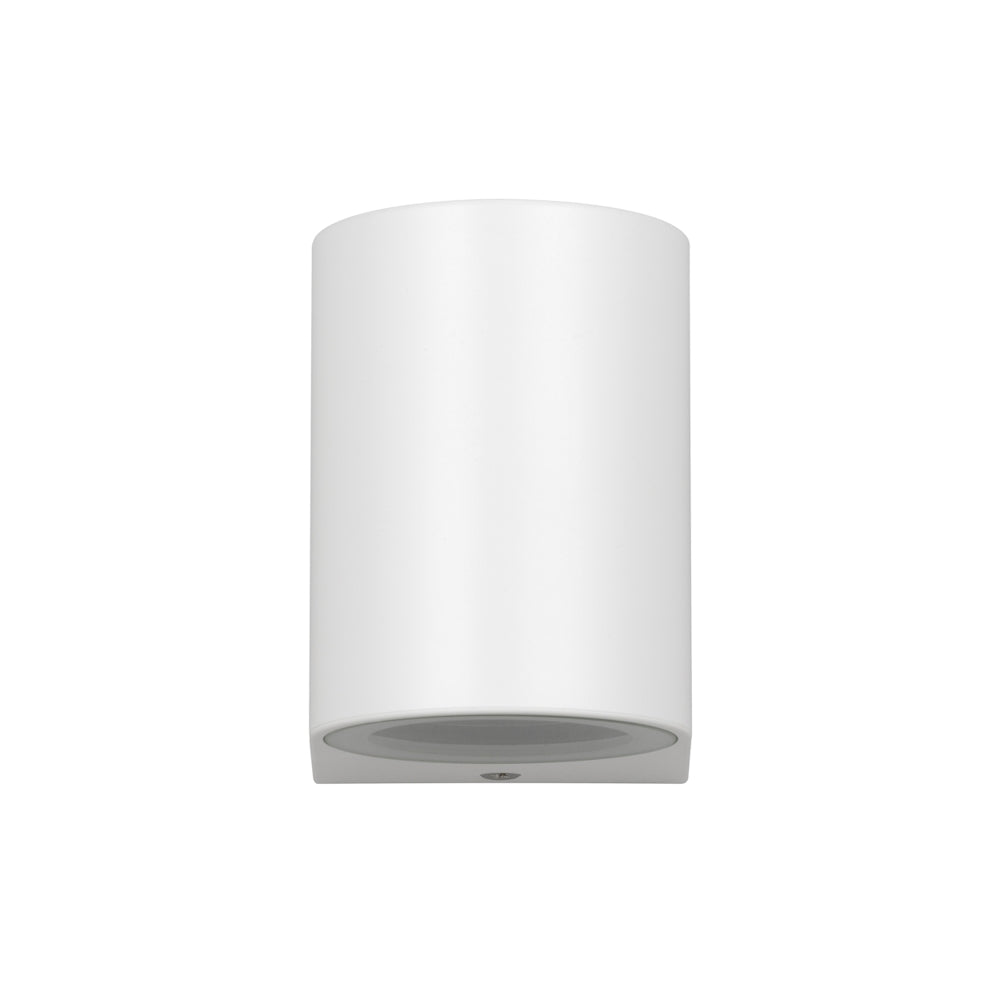 EOS2 Polycarbonate Single Exterior Wall Light White - EOS2 EX1-WH