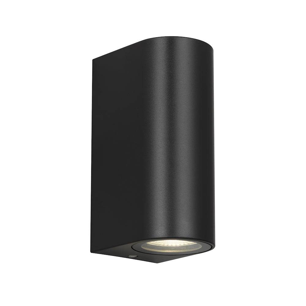 EOS2 Polycarbonate Up & Down Exterior Wall Light Black - EOS2 EX2-BK