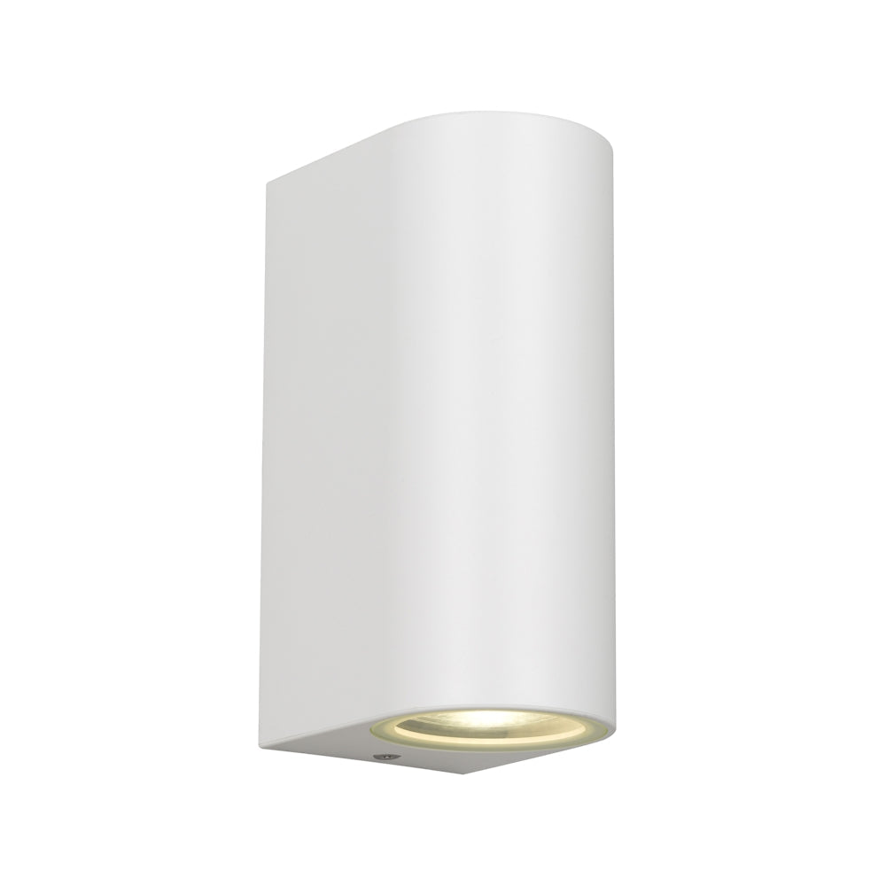 EOS2 Polycarbonate Up & Down Exterior  Wall Light White - EOS2 EX2-WH