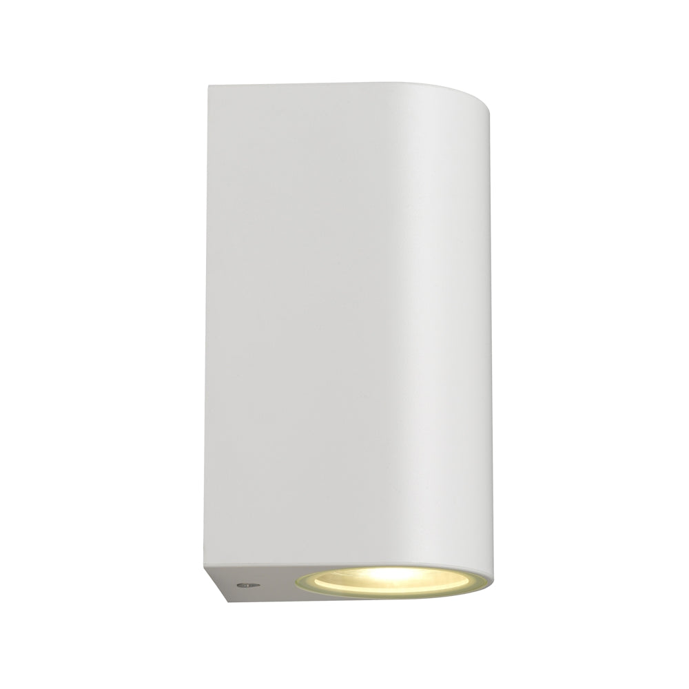 EOS2 Polycarbonate Up & Down Exterior  Wall Light White - EOS2 EX2-WH