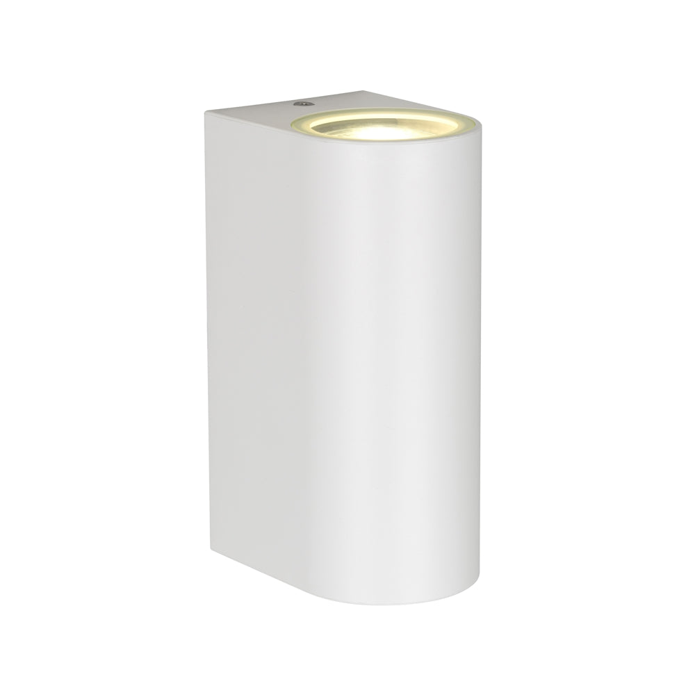 EOS2 Polycarbonate Up & Down Exterior  Wall Light White - EOS2 EX2-WH