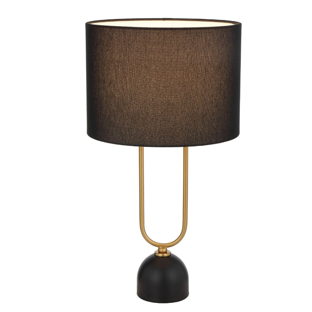 Buy Table Lamps Australia ERDEN Table Lamp White / Gold Fabric / Ceramic - ERDEN TL-BK