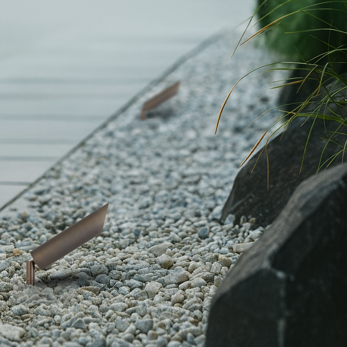 Eslen LED Spike Light 24V 3W 3000K Antique Brass - ESLEN SP3-AB324