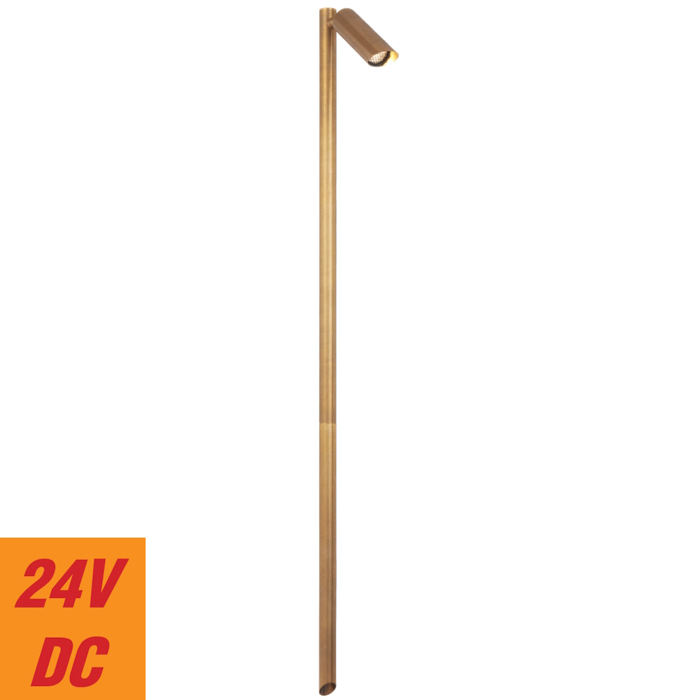 Eslen Post Light 24V 3W 3000K Natural Brass - ESLEN PT3-BRS324