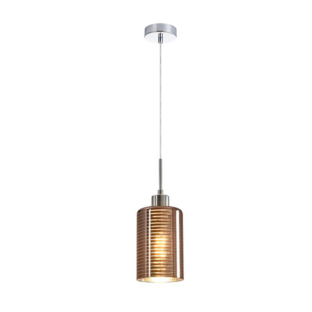 Buy Pendant Lights Australia Interior Iron & Rose Gold Glass 1 Light Pendant - ESPEJO2