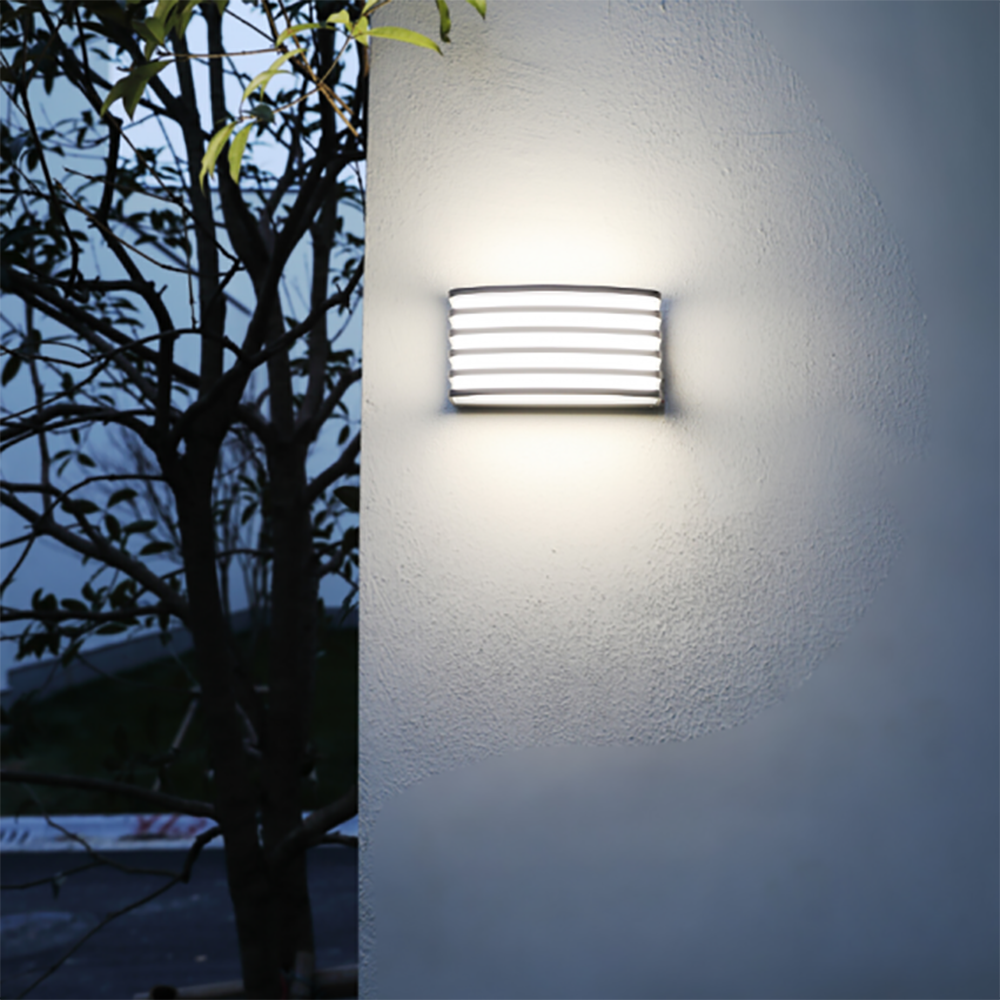 Buy Exterior Wall Lights Australia Echo Exterior Wall Light Charcoal Aluminium - LJ2081-CC