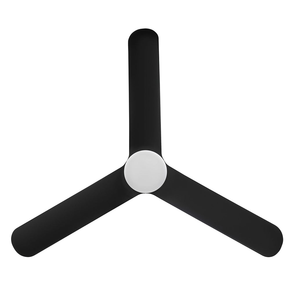 Buy DC Ceiling Fans With Light Australia ILUKA DC Ceiling Fan 60" Matt Black With LED - 20538102