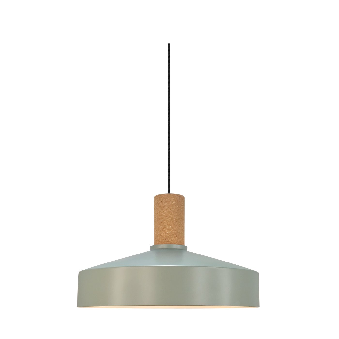 Elvas Cork Pendant Light Dusty Green - 2512033023