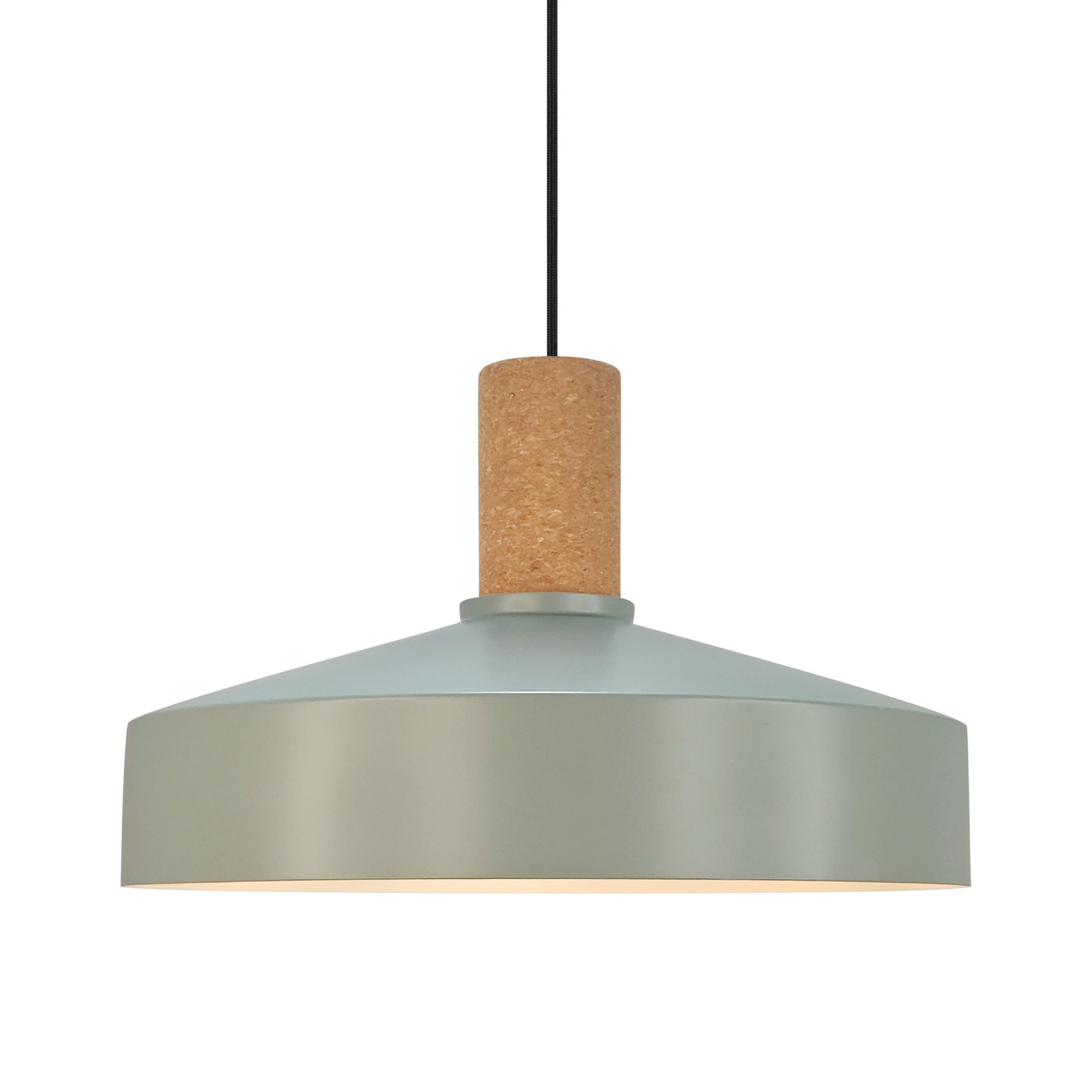 Elvas Cork Pendant Light Dusty Green - 2512033023