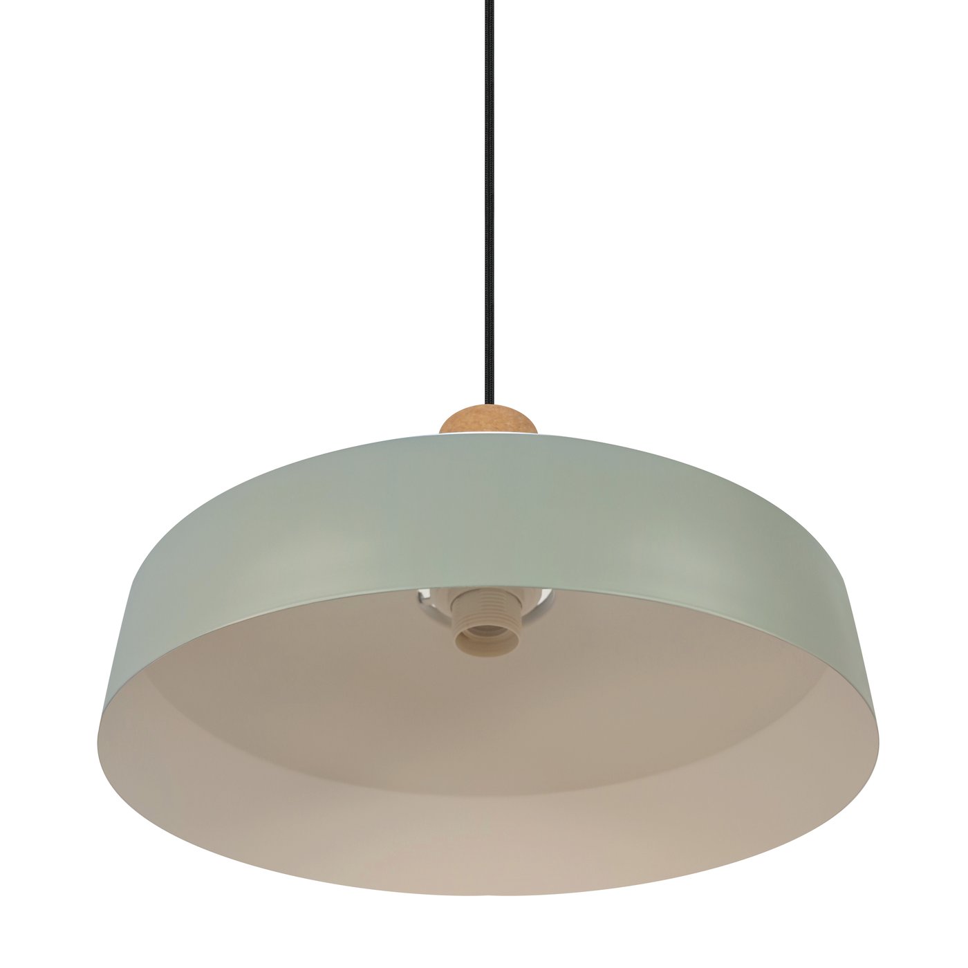 Elvas Cork Pendant Light Dusty Green - 2512033023