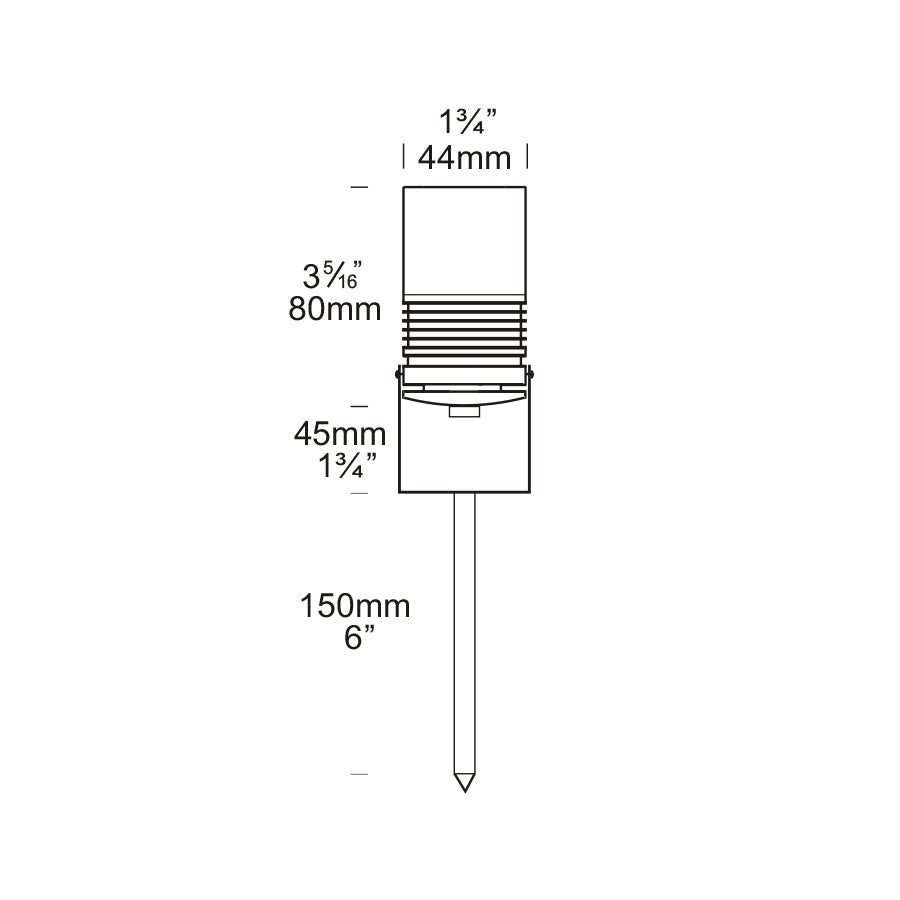 Euro Spot Spike Light Copper - ESS/COP