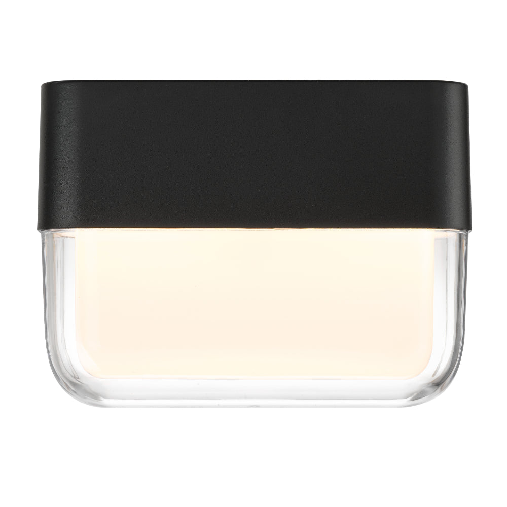 Fadro LED 100mm Wall Light 3W Tri Colour Black - FADRO EX10-BK