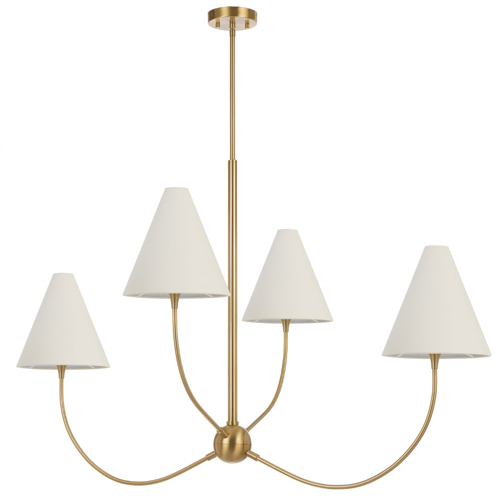 Farnix 4 Light Pendant Antique Gold - FARNIX PE04-AG