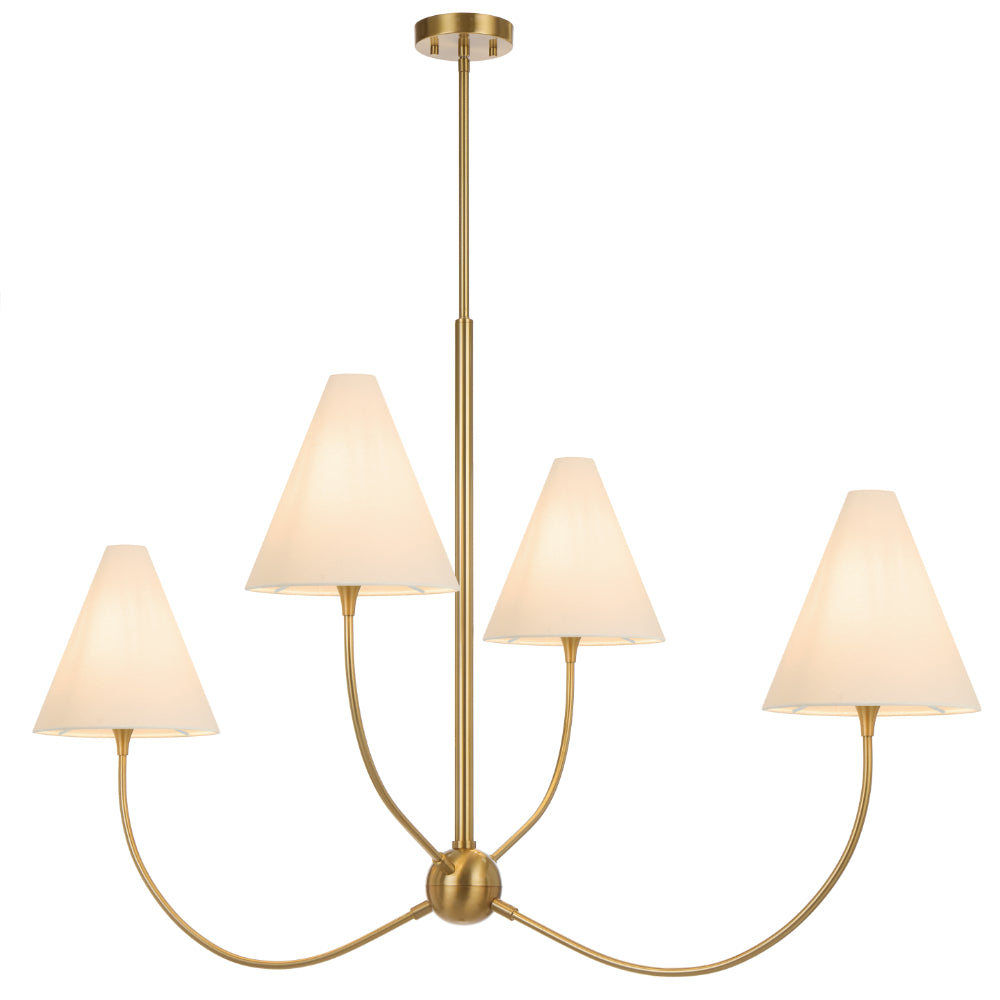 Farnix 4 Light Pendant Antique Gold - FARNIX PE04-AG