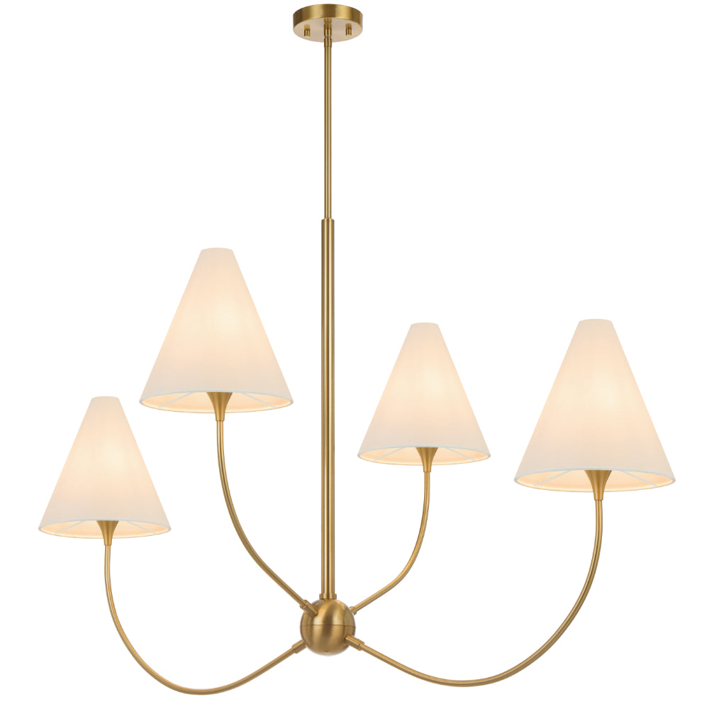 Farnix 4 Light Pendant Antique Gold - FARNIX PE04-AG