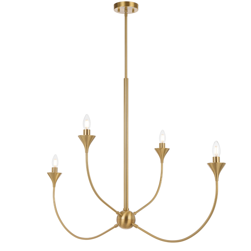 Farnix 4 Light Pendant Antique Gold - FARNIX PE04-AG