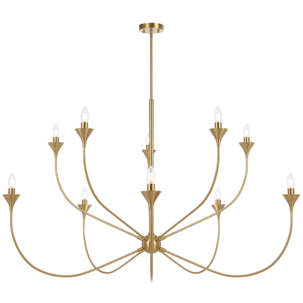 Farnix 10 Light Pendant Antique Gold - FARNIX PE10-AG