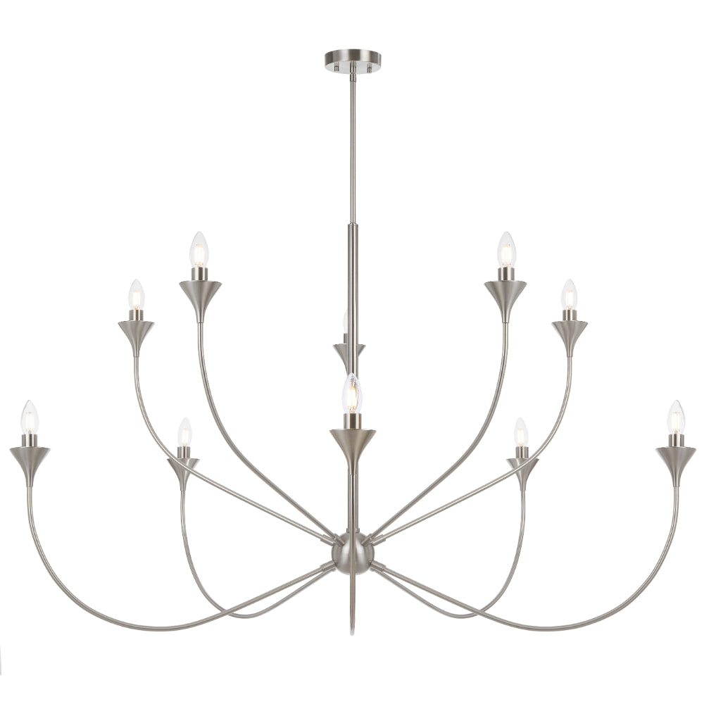 Farnix 10 Light Pendant Nickel Matt - FARNIX PE10-NK