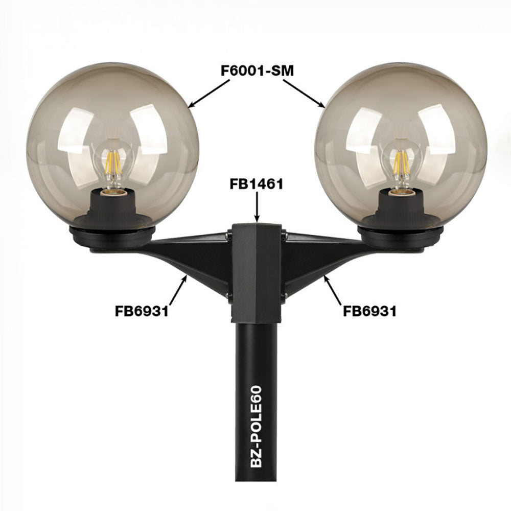 Buy Post Tops Australia Post Top ES 240V 20W Clear PMMA - F6001-SM