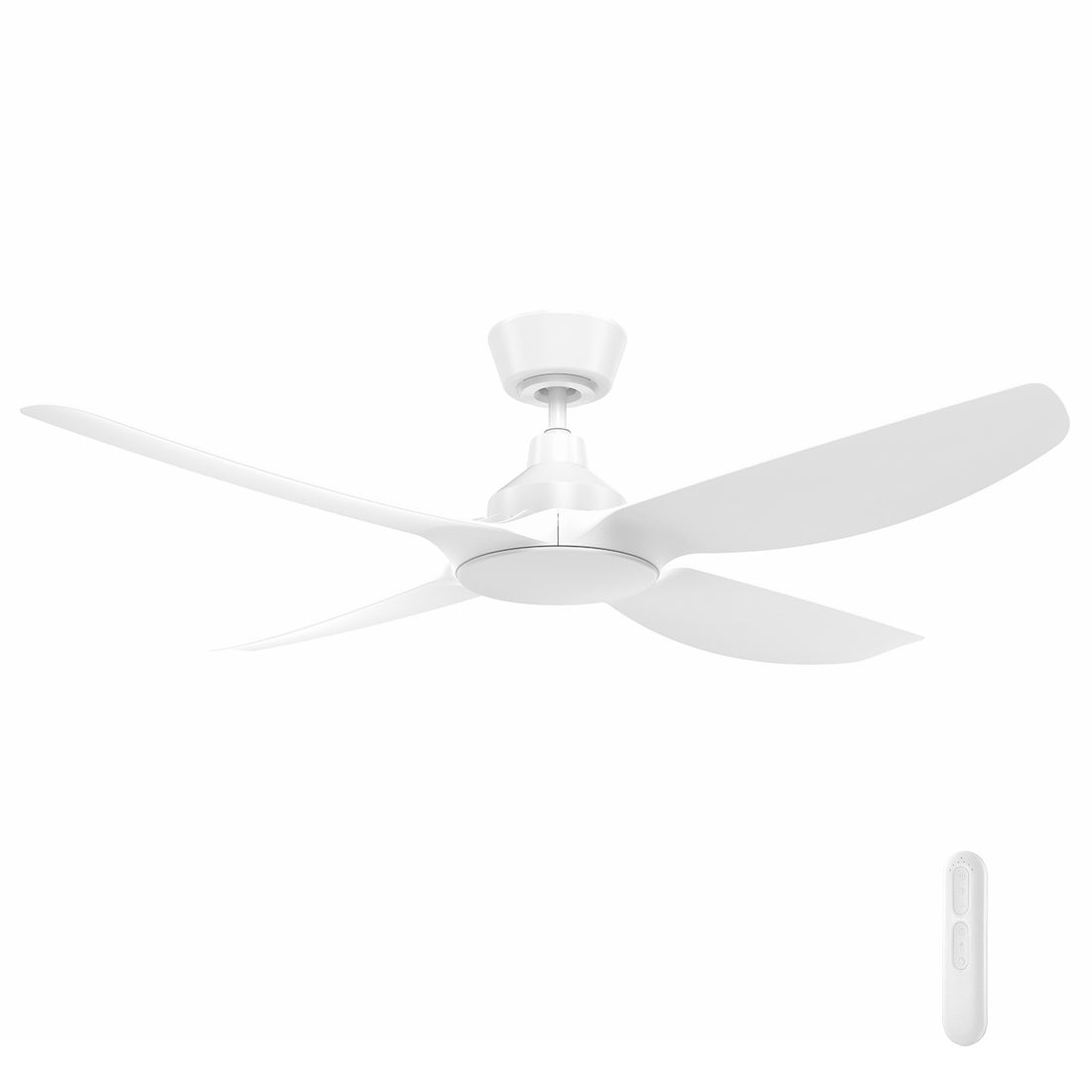 Jota 4B Large DC Ceiling Fan 52" White With Remote - FC2110134WH