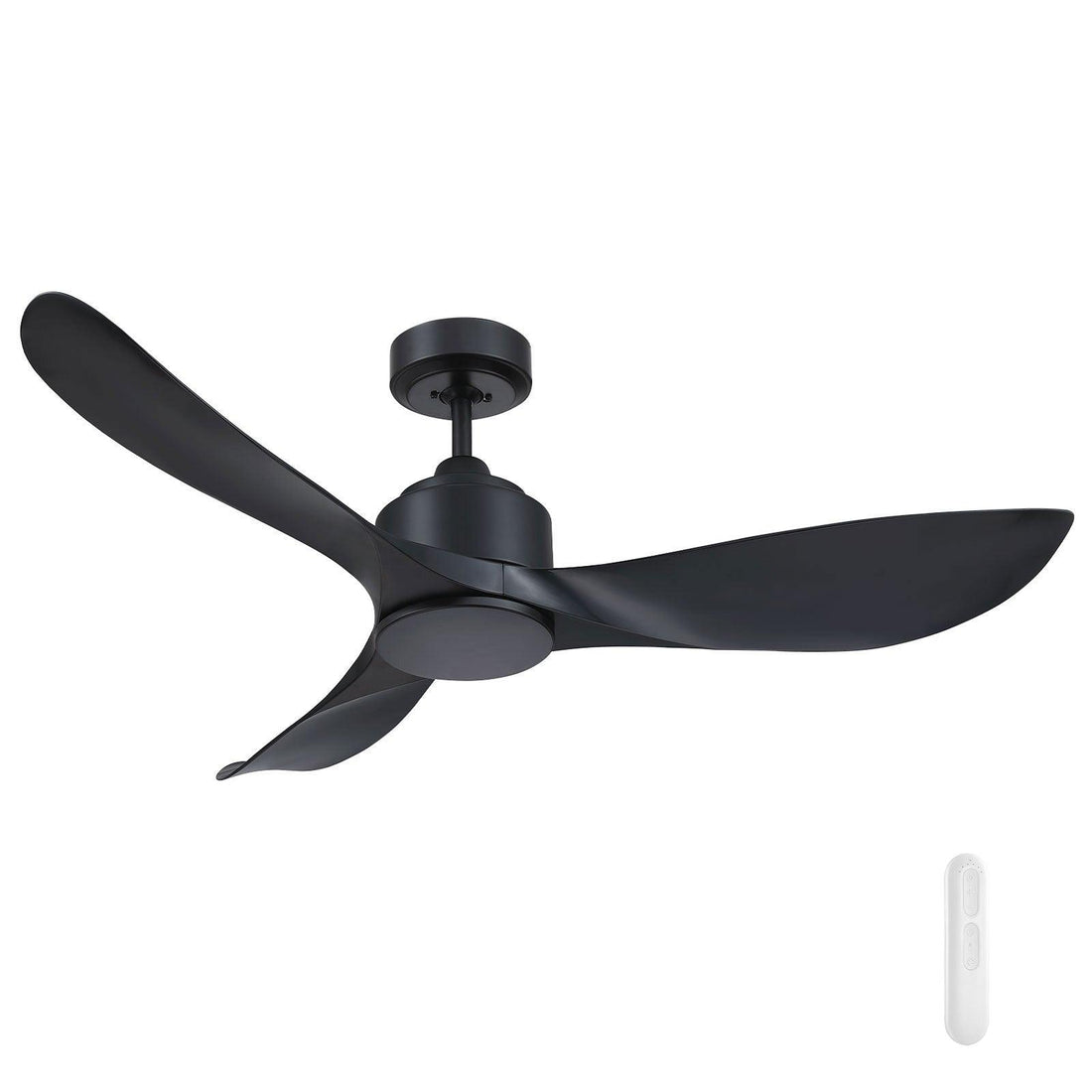 Eagle II DC Ceiling Fan 48" Black With Remote - FC360123BB