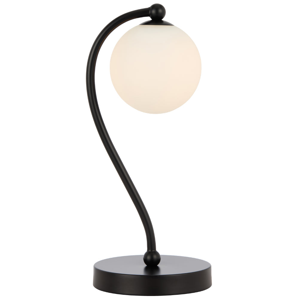 Felton Table Lamp Black & Opal Matt - FELTON TL-BKOM