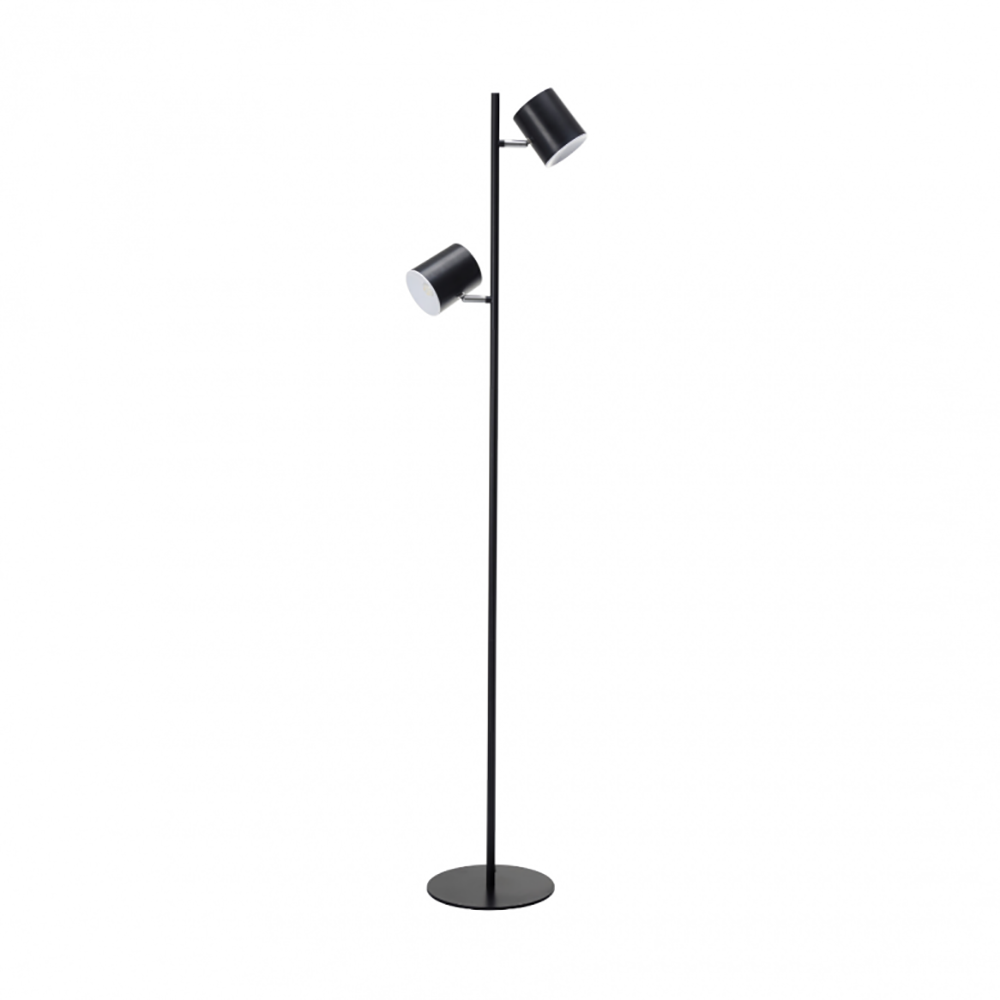 Arlo Floor Lamp 2 Lights Black 3000K - FLED36-BL