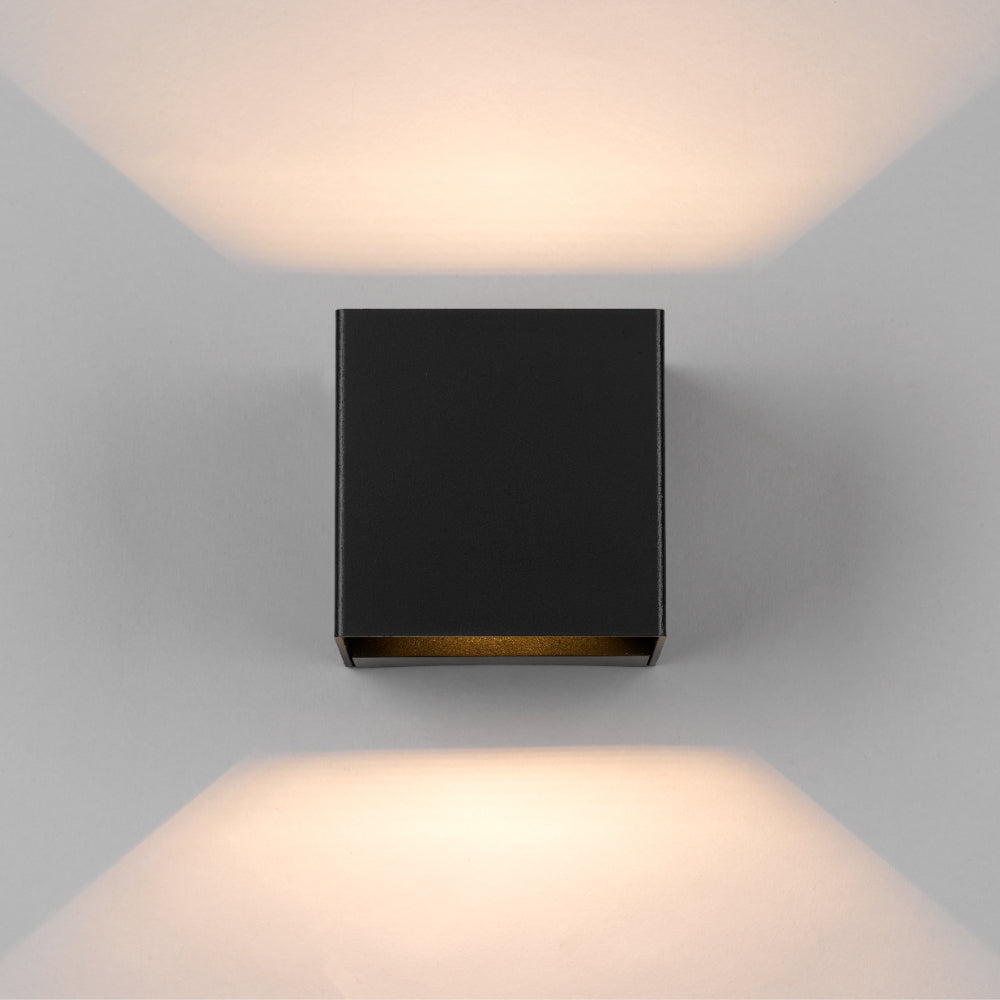 Flip II Up & Down LED Wall Light 5W Tri Colour Black - FLIP2 EX-BK