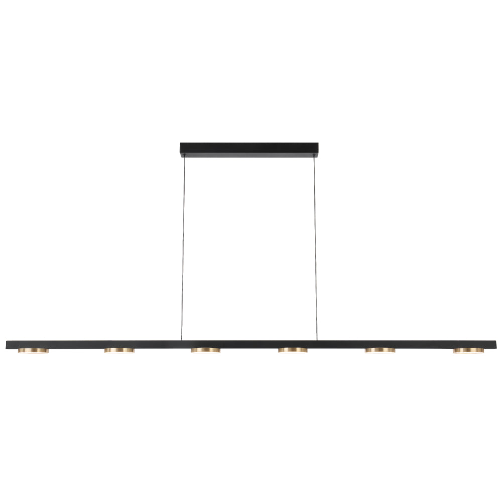 Fordo 1800mm LED Pendant Light 30W 3000K Black - FORDO PE180-BK