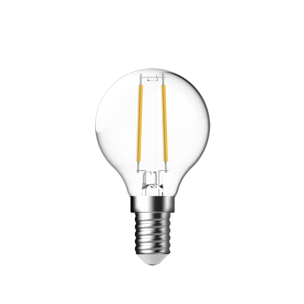 Buy LED Filament Globes Australia SupValue Fancy Round LED Filament Globe Clear SES 4.8W 240V 2700K - 132201A