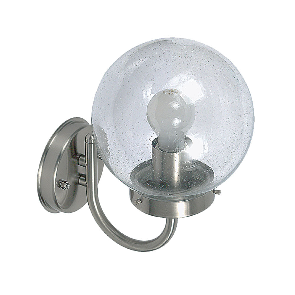 Exterior Wall Light Silver / Clear 304 Stainless Steel - FS2168