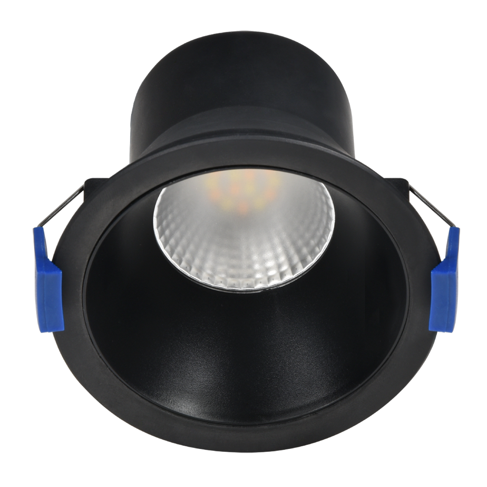 Buy Recessed LED Downlights Australia Marklite Recessed LED Downlight Black Polycarbonate 3CCT - 171014BK