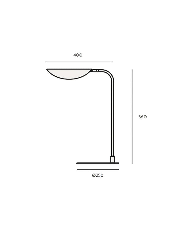 Ficus Table Lamp 5W 2700K Matte Gold - ARO.S1243