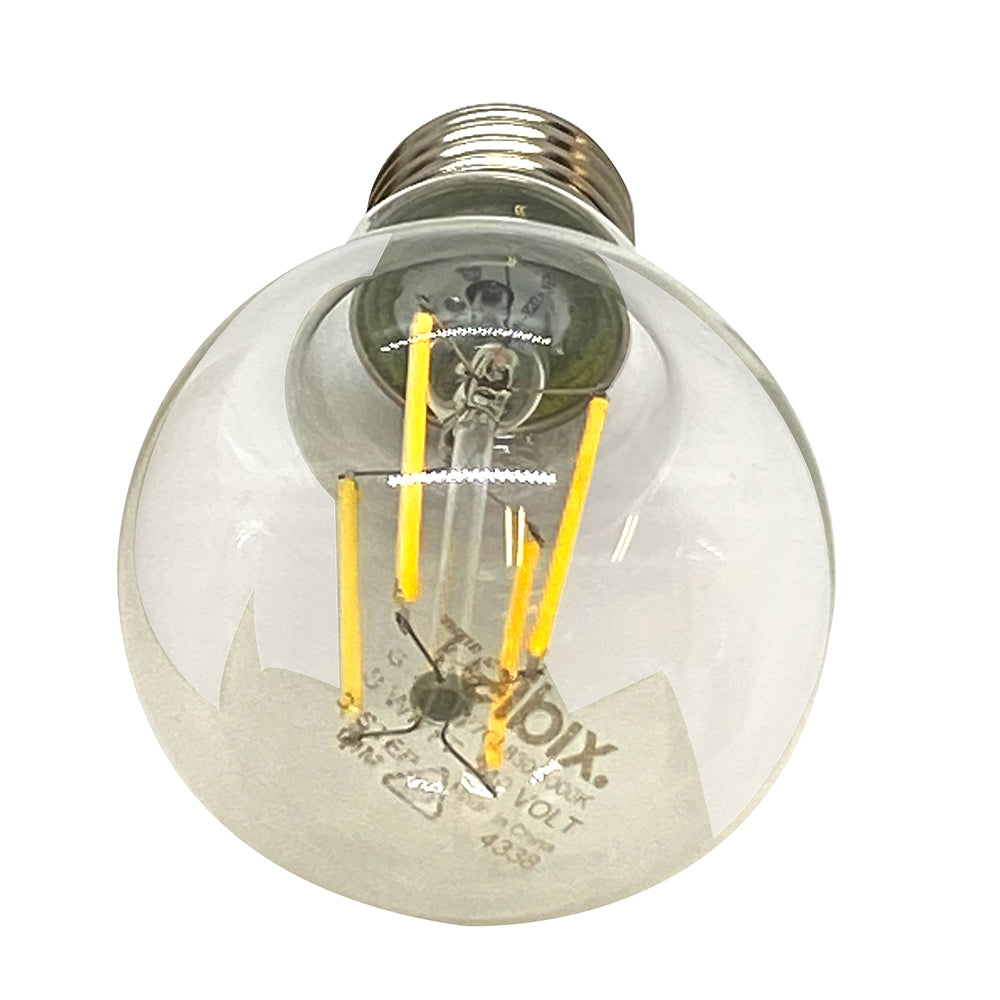 A60 LED Filament Globe ES 240V 8W Clear Glass 3000K - G A608E27CL830
