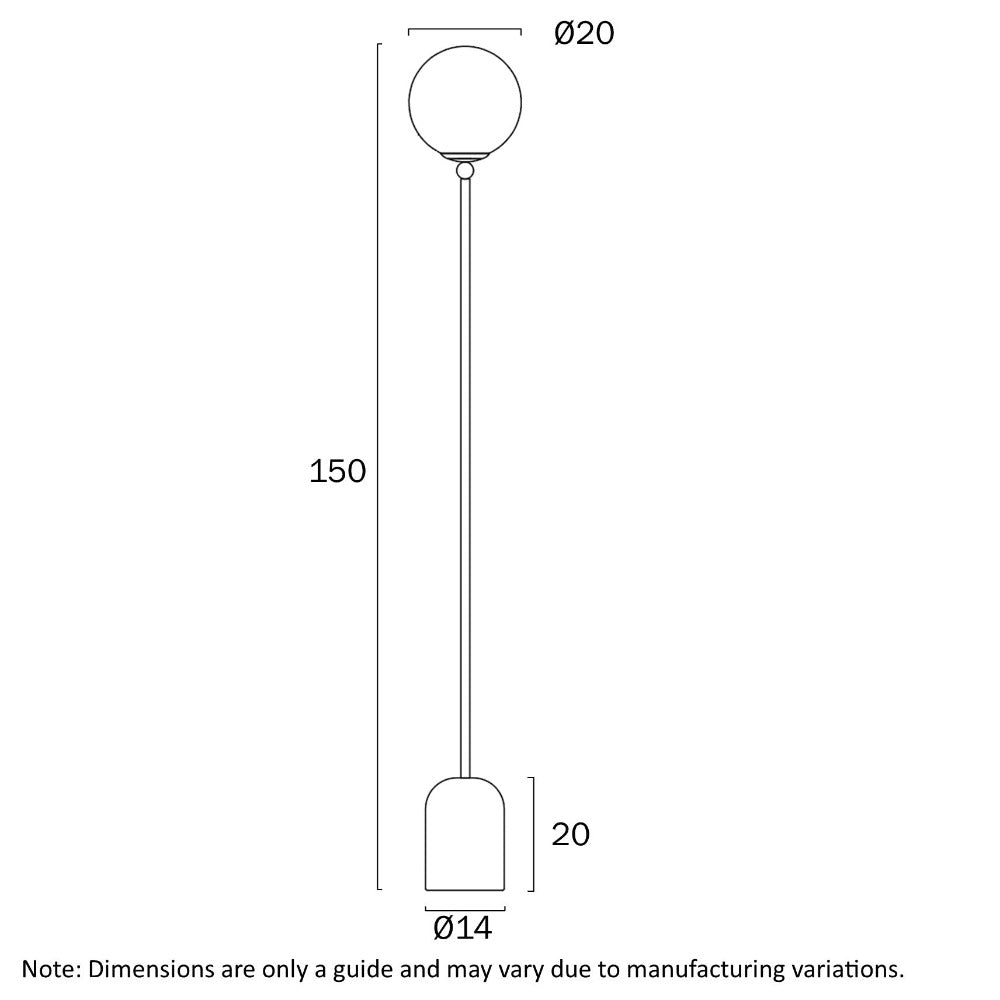 Buy Floor Lamps Australia GINA Floor Lamp Black - GINA FL-BKSM