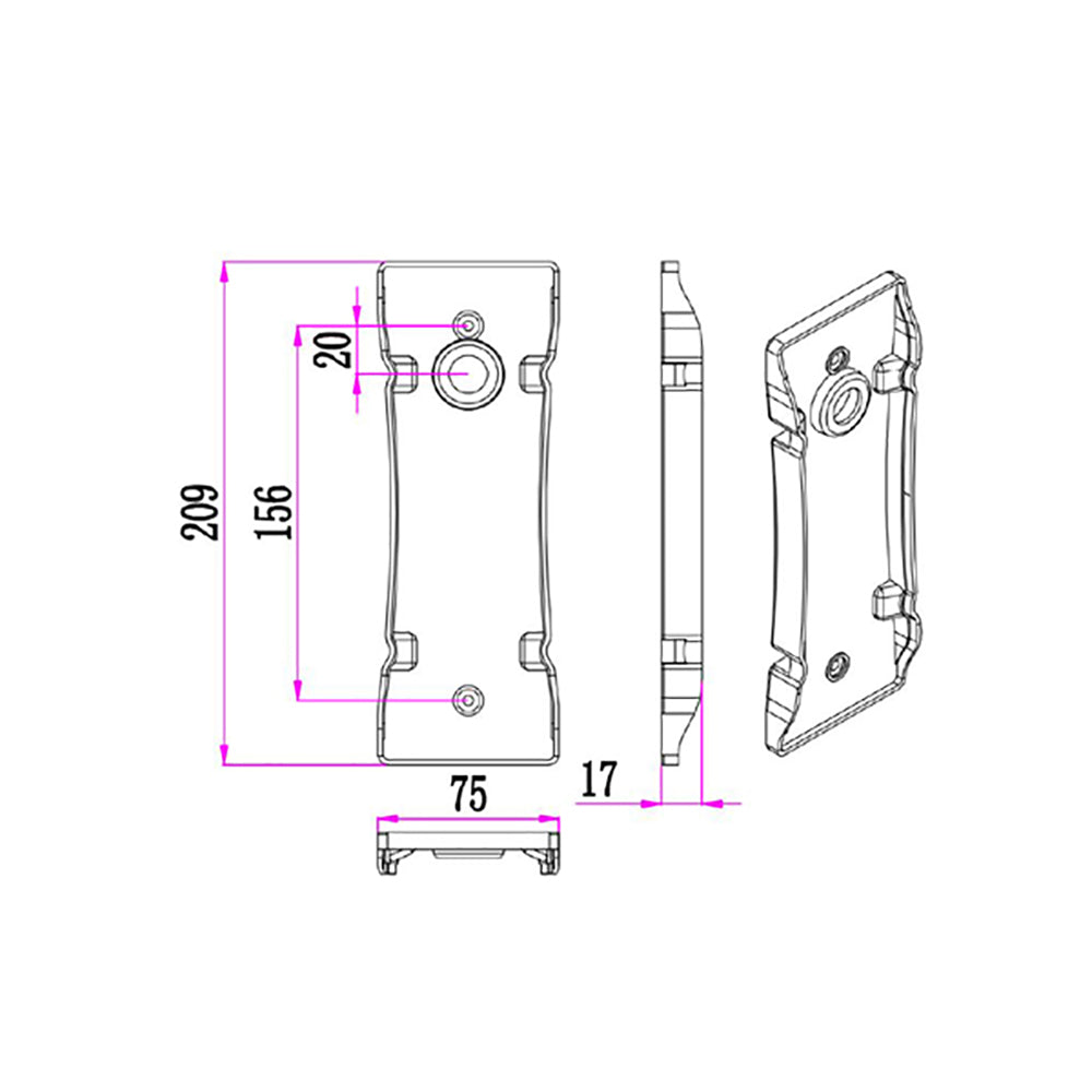 Buy Up / Down Wall Lights Australia Girotri Up / Down Wall Light White Aluminium 3CCT - GIROTRI2