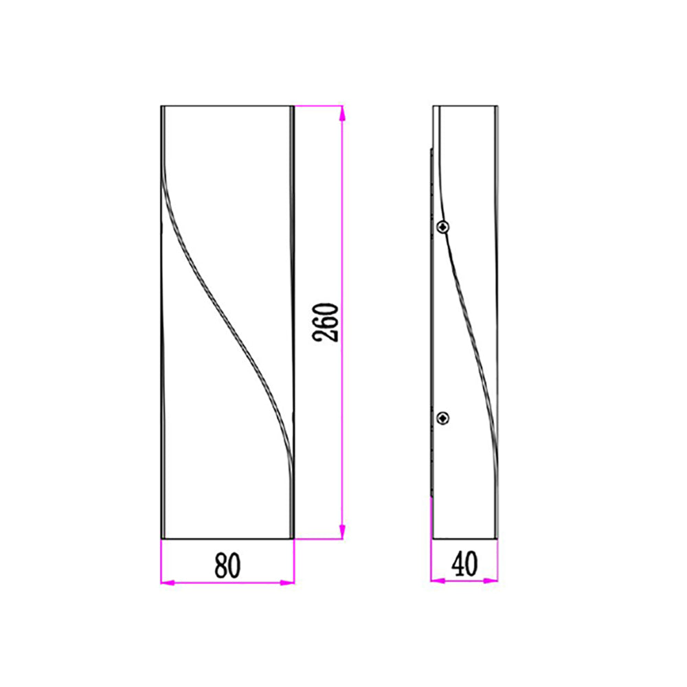 Buy Up / Down Wall Lights Australia Girotri Up / Down Wall Light White Aluminium 3CCT - GIROTRI2