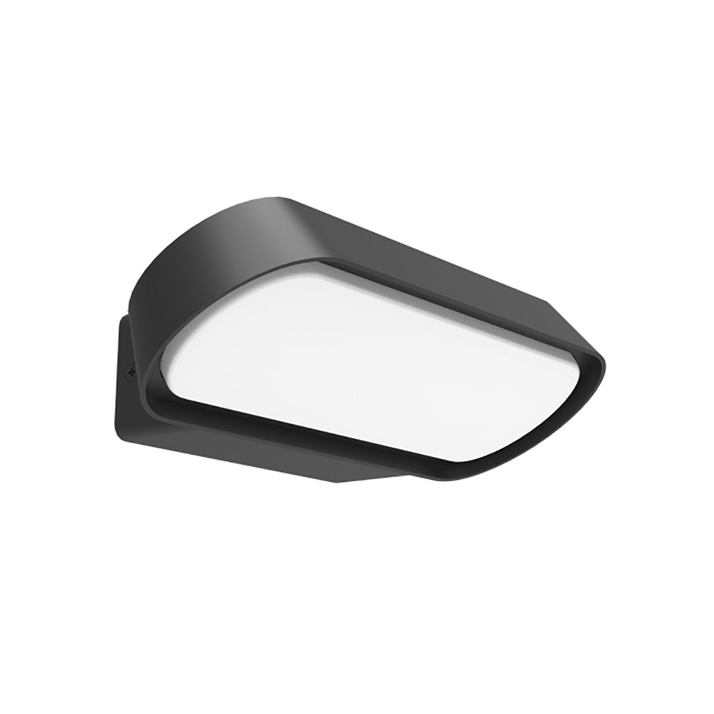 GLANS Exterior LED Surface Mounted Wall Light Dark Grey 7W 3000K IP65 - GLANS01