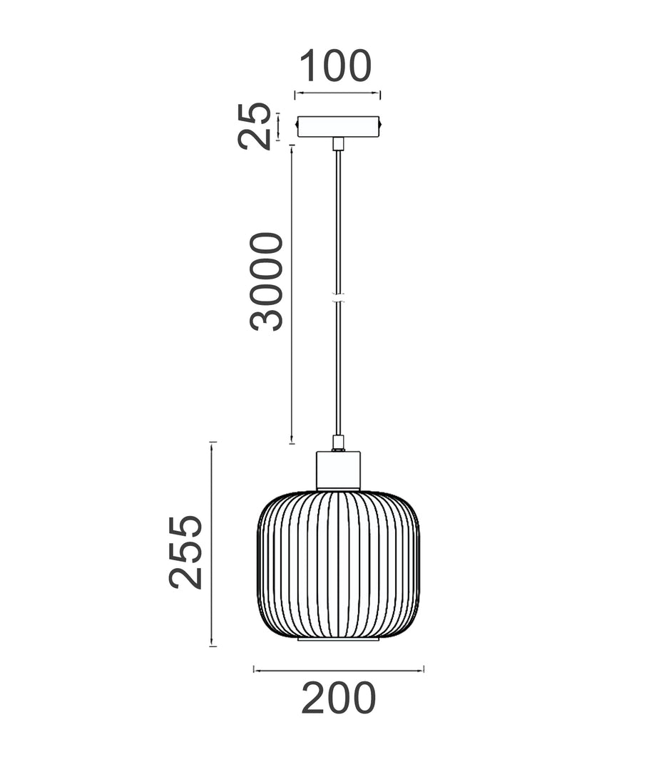 Gomitas Pendant Light Terracotta - GOMITAS1