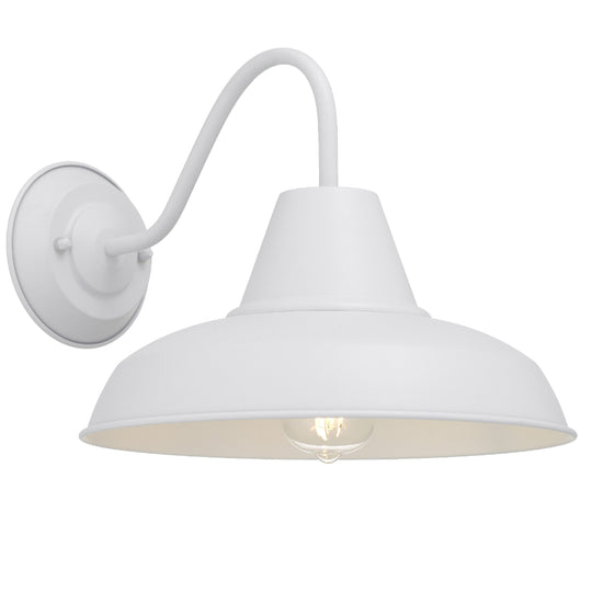 Gordon Aluminium Exterior Wall Light White - GORDON EX-WH