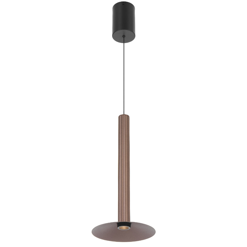 Gardo LED Pendant 240V 6W 3000K Coffee - GRADO PE-BRW