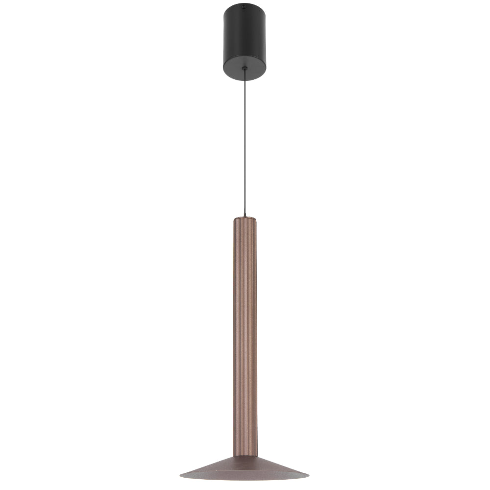 Gardo LED Pendant 240V 6W 3000K Coffee - GRADO PE-BRW