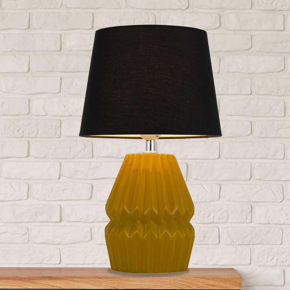 Buy Table Lamps Australia GREET Table Lamp Butterscotch Ceramic - GREET TL-BSBK