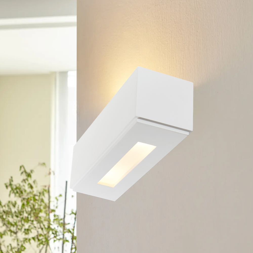 Grimes Gypsum Indoor Wall Light White - GRIMES WB-WH