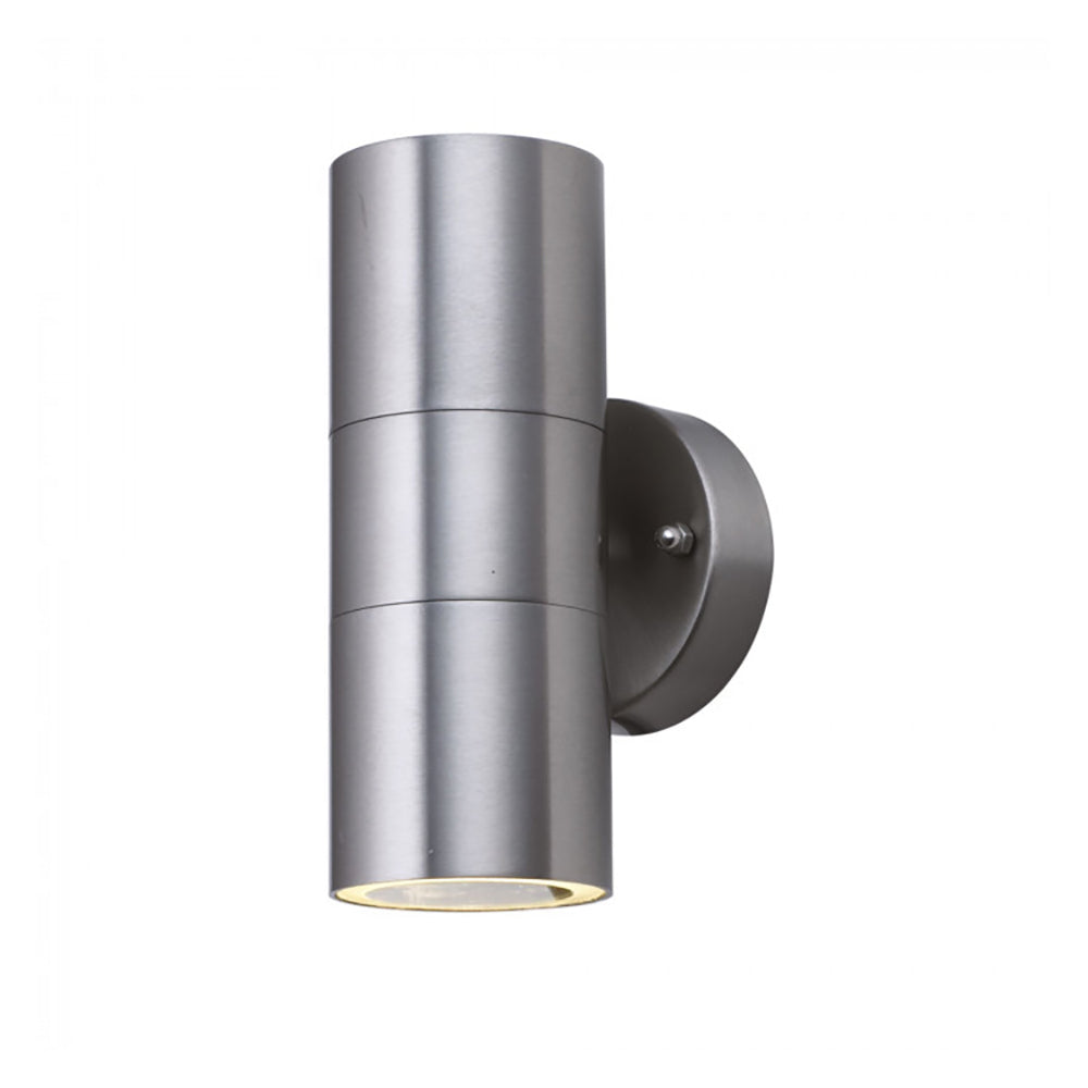Up & Down Wall Light Silver Stainless Steel 3000K - LG202-SS