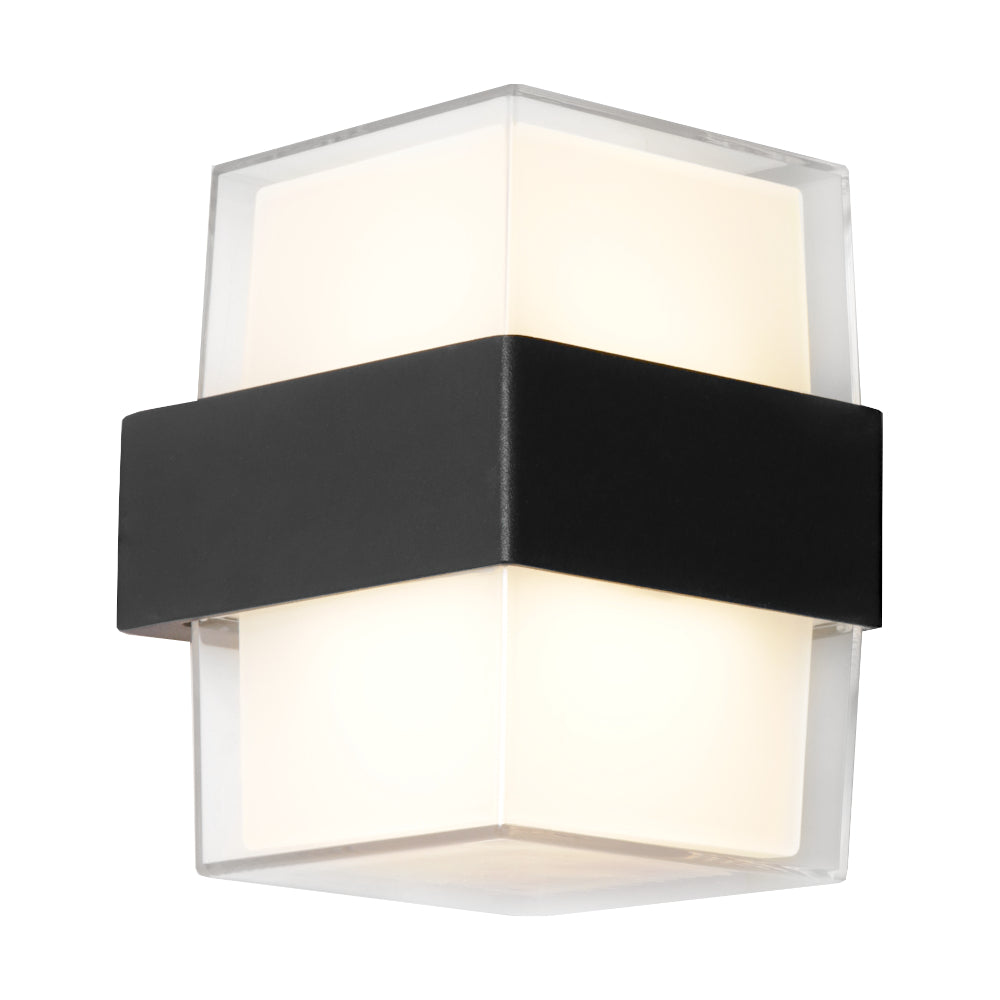 Haast Up & Down Wall Light Black 3CCT - HAAS2EBLK