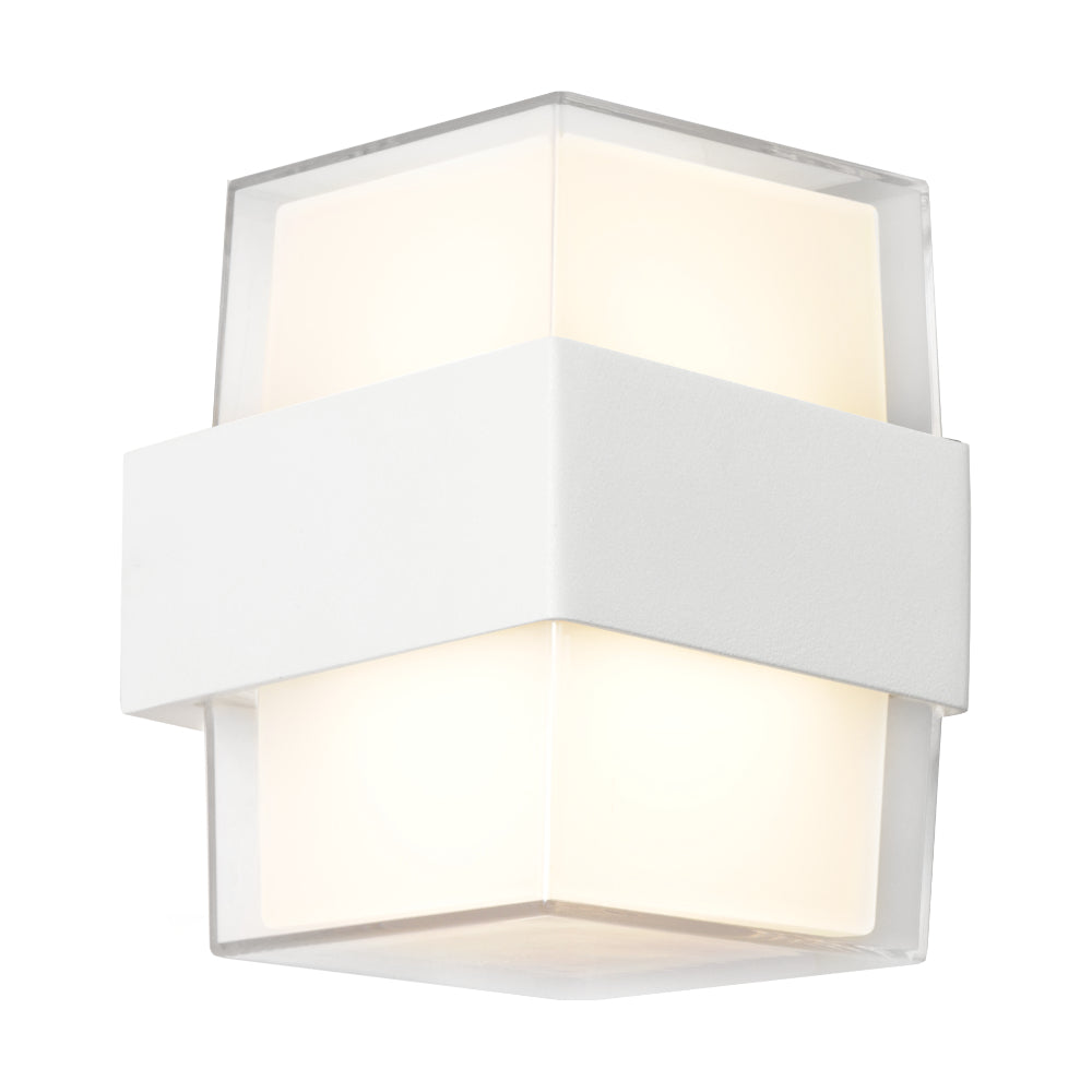 Haast Up & Down Wall Light White 3CCT - HAAS2EWHT