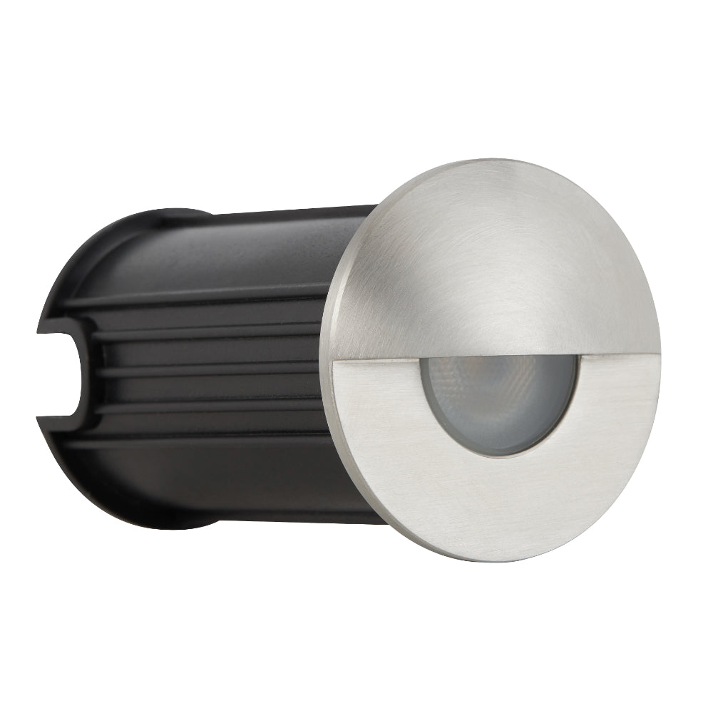 Halon LED Step Light 24V 1W 3000K Stainless Steel - HALON ST1-SS324