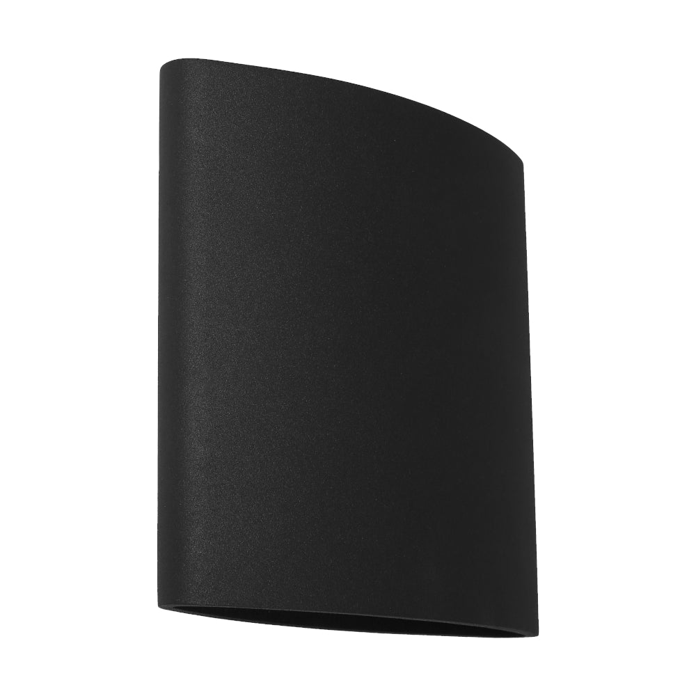 Herron LED Exterior Wall 2 Lights Black Metal - HERR2EBLK