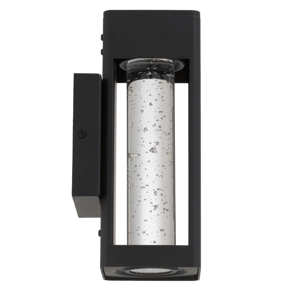 Hollis Aluminium Small Exterior Wall Light Black - HOLLIS EX25-BK